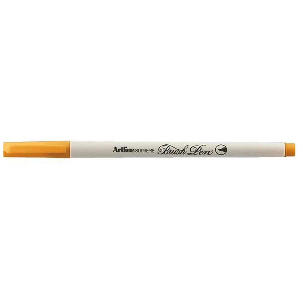 Artline Supreme Brush Fırça Uçlu Çizim Kalemi - Krom Sarı