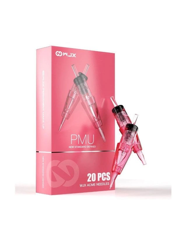 WJX PMU 1 RL (Round Liner) Kartuş Kalıcı Makyaj İğnesi 20 Adet/Kutu