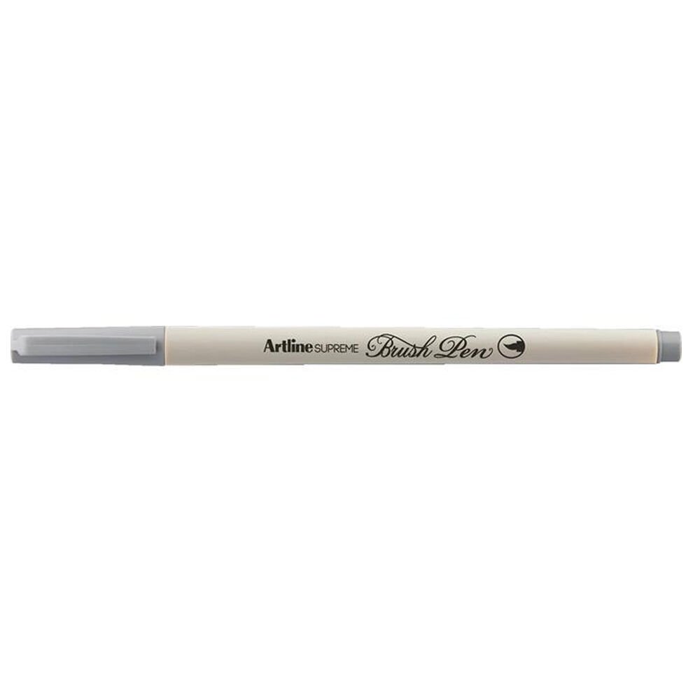 Artline Supreme Brush Fırça Uçlu Çizim Kalemi - Gri