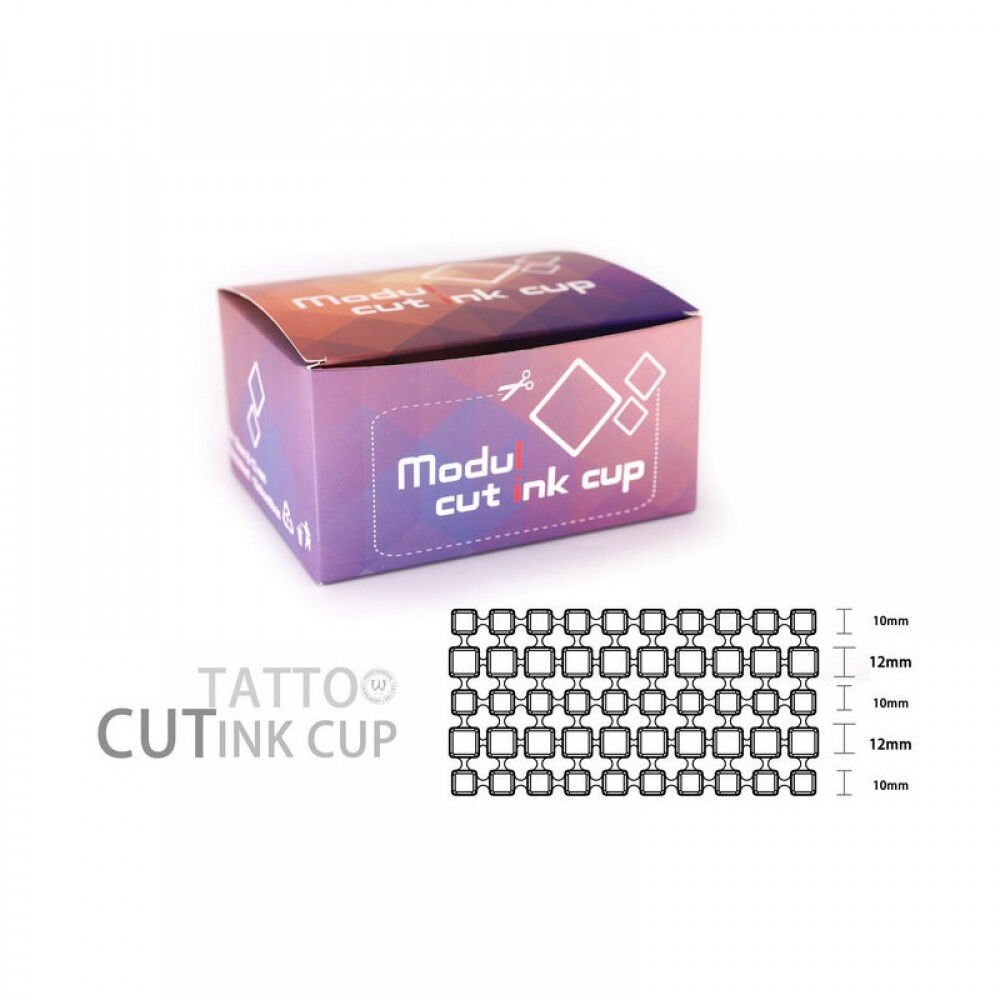 Cut Ink Cup - Kesilebilir Modüler Boya Potası 500 Adet/Paket