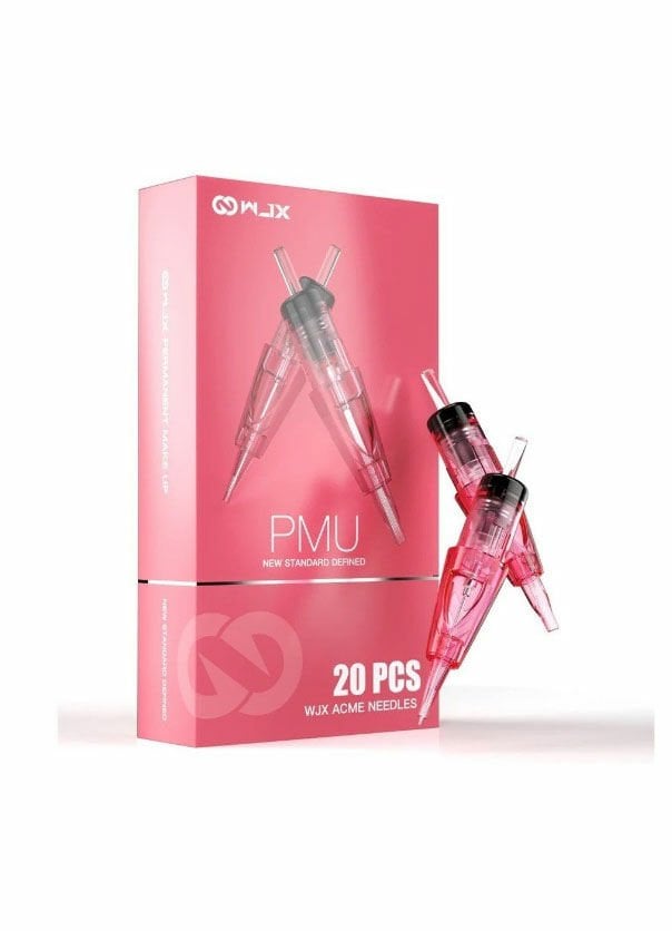 WJX PMU 3 RL (Round Liner) Kartuş Kalıcı Makyaj İğnesi 20 Adet/Kutu