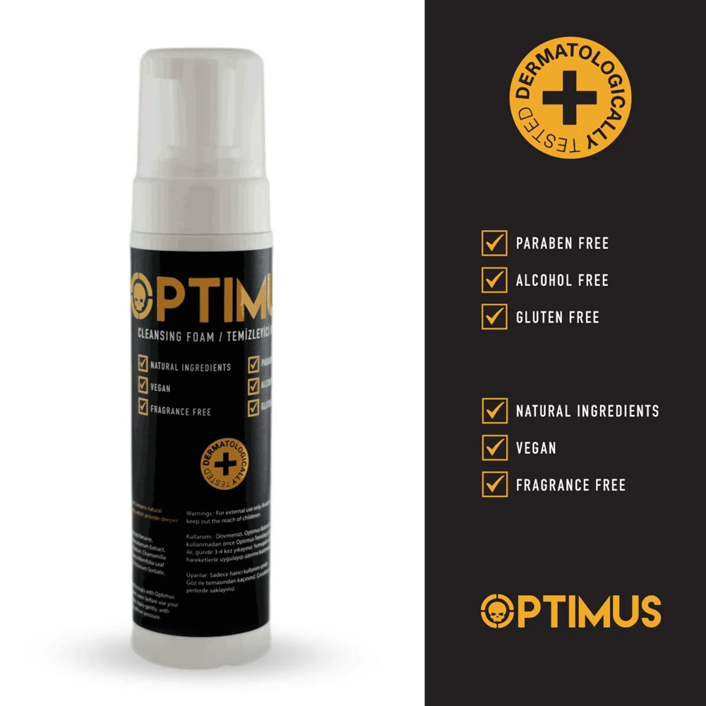 Optimus Temizleyici Köpük Cleansing Foam 200 ml