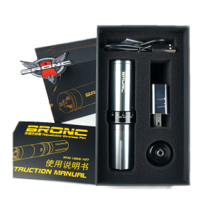 Bronc V12 Adjustable Wireless Tattoo Pen 2.6 - 4.0 mm Stroke