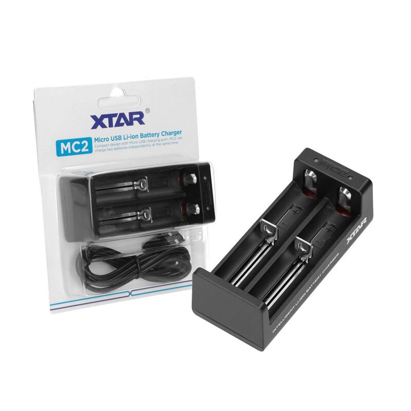Xtar MC2 Taşınabilir Lityum İyon Pil Şarj Cihazı - Portable Lithium-Ion Battery Charger