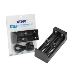 Xtar MC2 Taşınabilir Lityum İyon Pil Şarj Cihazı - Portable Lithium-Ion Battery Charger