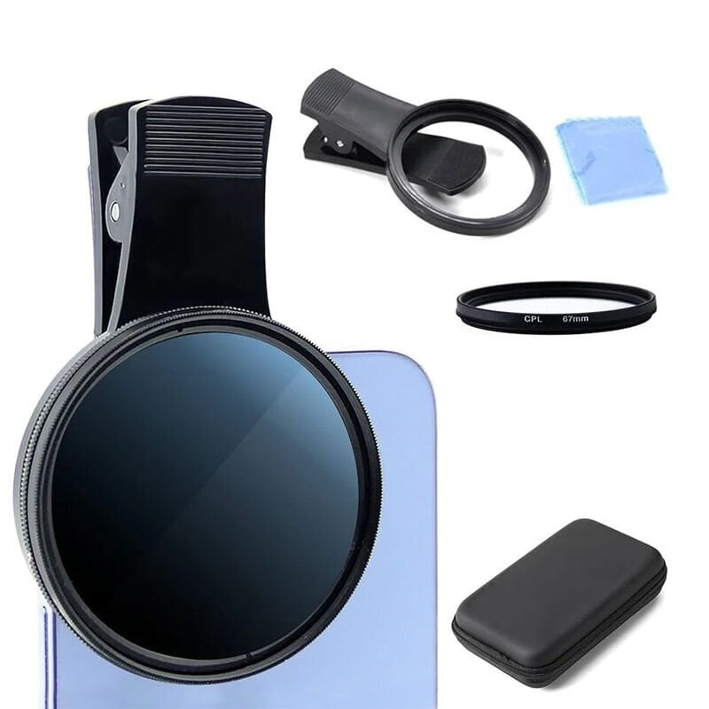 Dövme Fotoğraflama Lensi Ultra 67 mm (CPL Filtre - Circular Polarizer Filter)