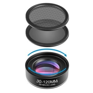 Polarize Telefon Lensi Double Filtre 120 mm (CPL Filtre - Circular Polarizer Filter)