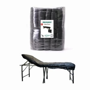 INKAWAY Tek Kullanımlık Siyah Sedye Örtüsü 20 Adet/Paket