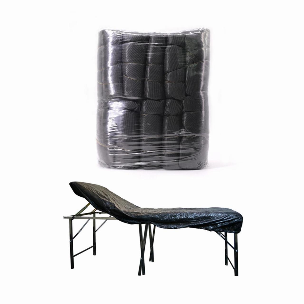 Tek Kullanımlık Siyah Sedye Örtüsü (20 Adet/Paket)