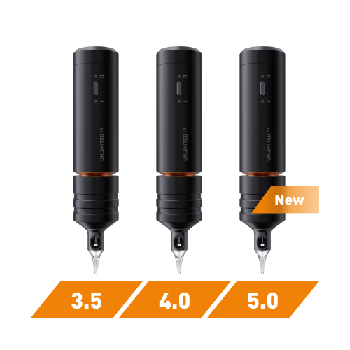 Cheyenne Sol Nova Unlimited 5.0 mm Stroke Kablosuz Dövme Makinesi Siyah Renk