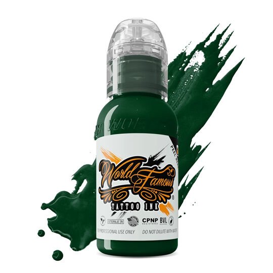 World Famous Ink Vegas Green Yeşil Dövme Boyası 1 Oz (30 Ml)