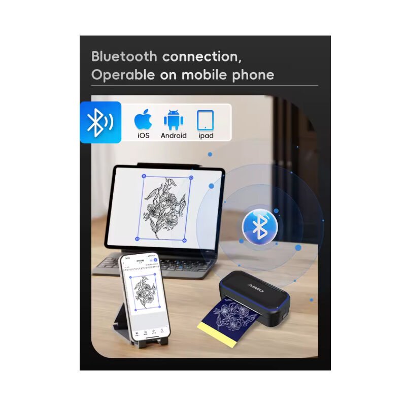 AIMO MR3 Mini Wireless Thermal Printer - Kablosuz Mini Termal Yazıcı