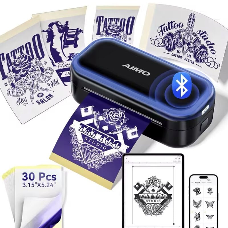 AIMO MR3 Mini Wireless Thermal Printer - Kablosuz Mini Termal Yazıcı