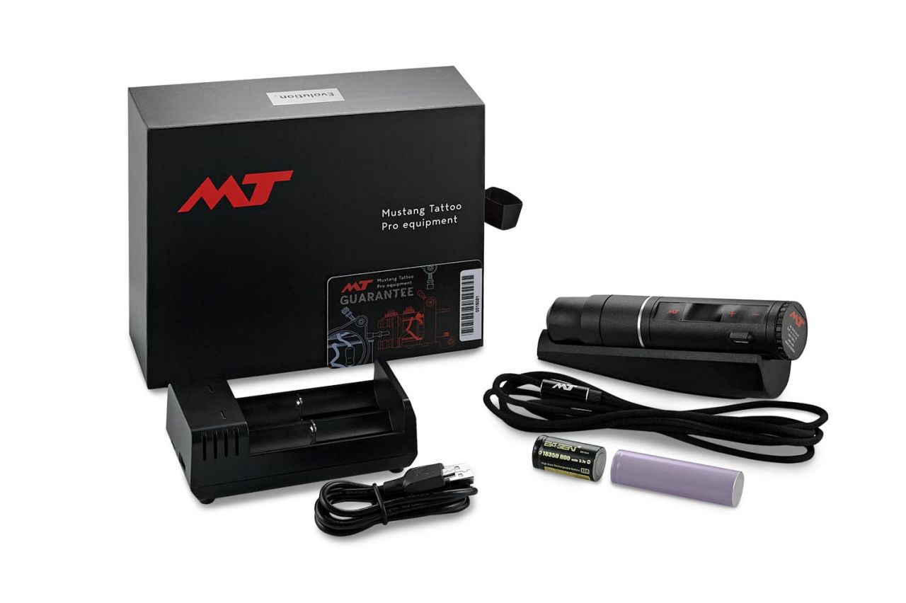 Mustang Evolution Wireless Tattoo Pen 3.8 mm Stroke