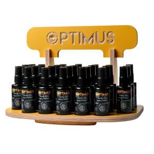 Optimus Özel Tasarım Ahşap Piercing Bakım Solüsyon Stant