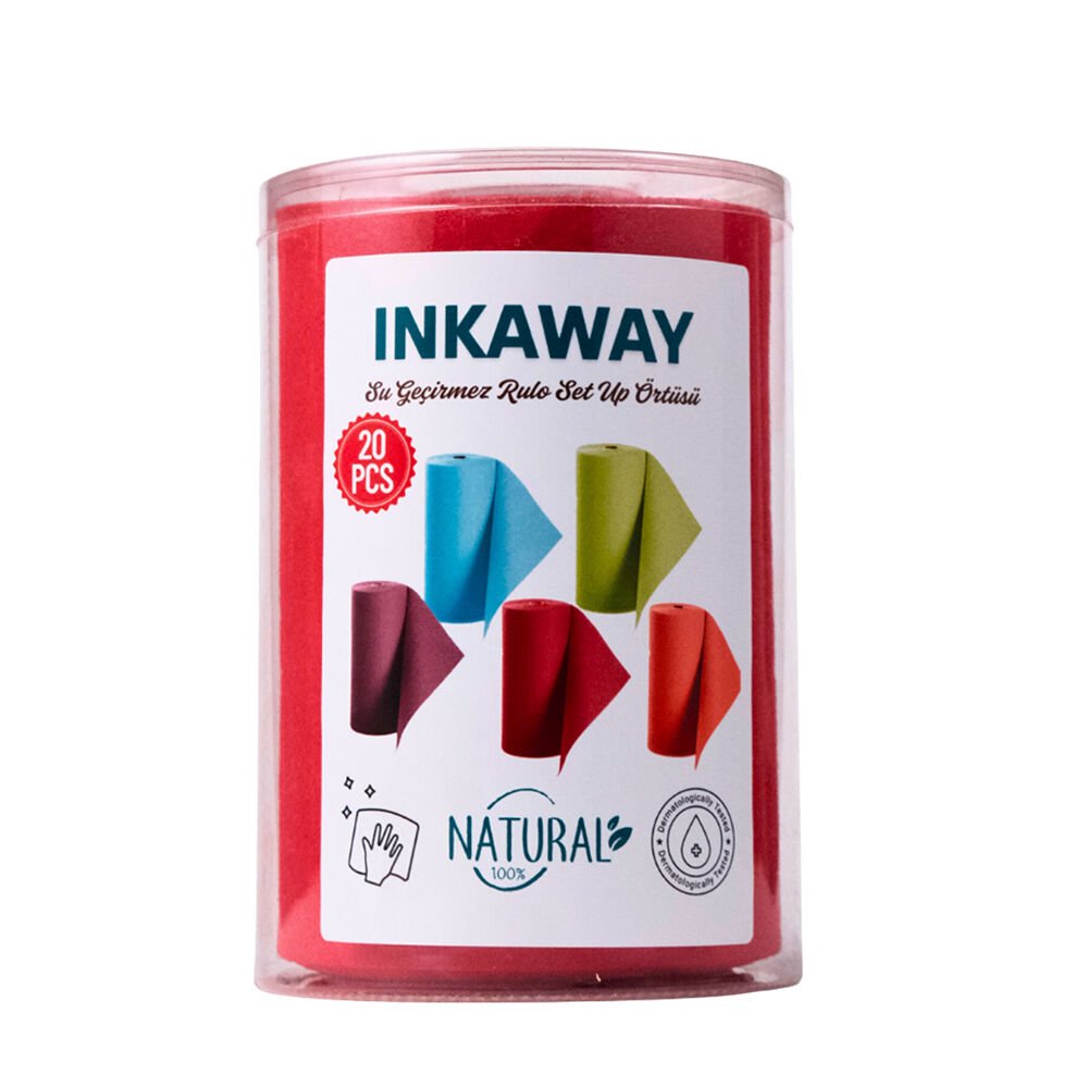 INKAWAY Rulo Su Geçirmez Set-Up Örtüsü 20 Adet/Rulo