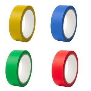 Renkli Kağıt Bant 24 mm X 35 mt