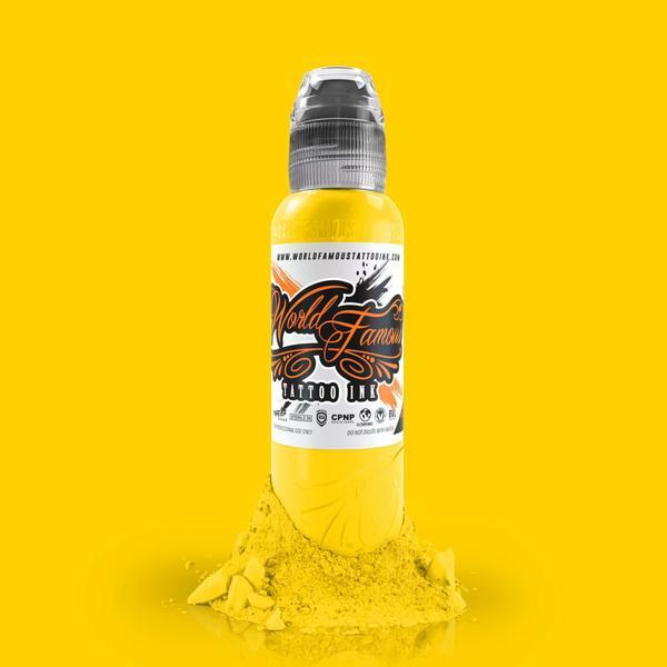 World Famous Ink Illuminate Yellow Sarı Dövme Boyası (1 Oz (30 Ml)