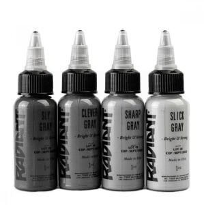Radiant Gray Matters Color Set (4x1 oz) Gri Dövme Boyası Seti