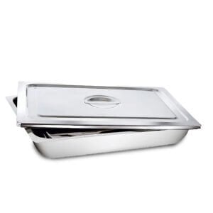 Cerrahi Çelik Paslanmaz Kapaklı Küvet 20x30 cm