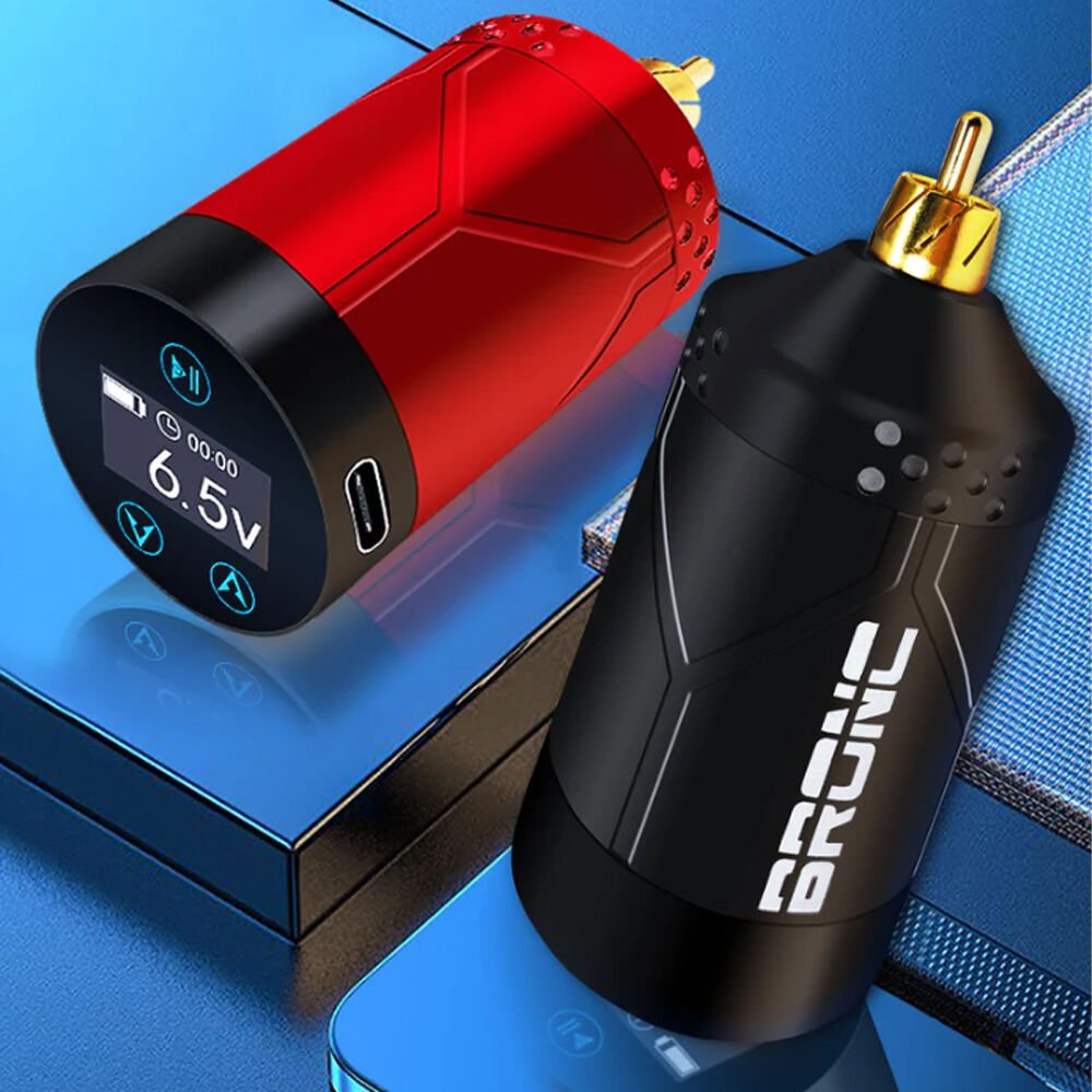 Bronc Şarj Edilebilir Led Ekranlı Kablosuz Güç Kaynağı - Siyah Renk - Wireless Power Supply