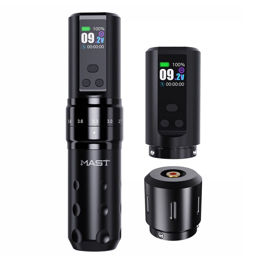 Mast Fold 2 Pro Wireless Double Battery Adjustable 2.4 mm - 4.2 mm Stroke Kablosuz Dövme Makinesi