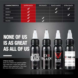 Xtreme Ink Extra Black 1 oz