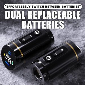 Mast Flip 3 Wireless Double Battery Adjustable Tattoo Pen 2.4 mm - 4.2 mm Stroke