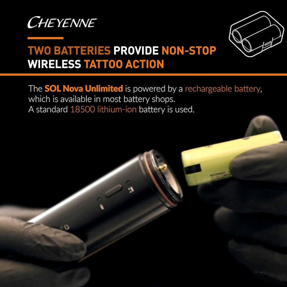 Cheyenne Sol Nova Unlimited 2.5 mm Stroke Kablosuz Dövme Makinesi