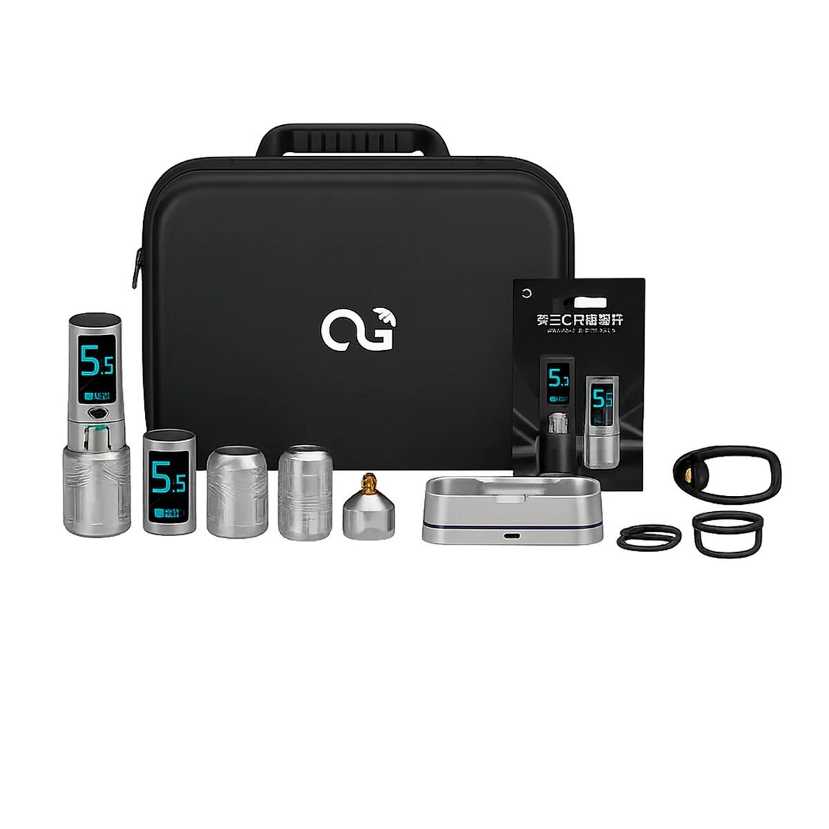 OG Produce Jason Ramos Exclusive Edition Fury Ⅱ 4.2 mm Stroke Kablosuz Dövme Makinesi Gri Renk