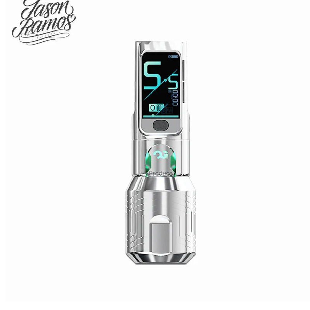 OG Produce Jason Ramos Exclusive Edition Fury Ⅱ 4.2 mm Stroke Kablosuz Dövme Makinesi Gri Renk