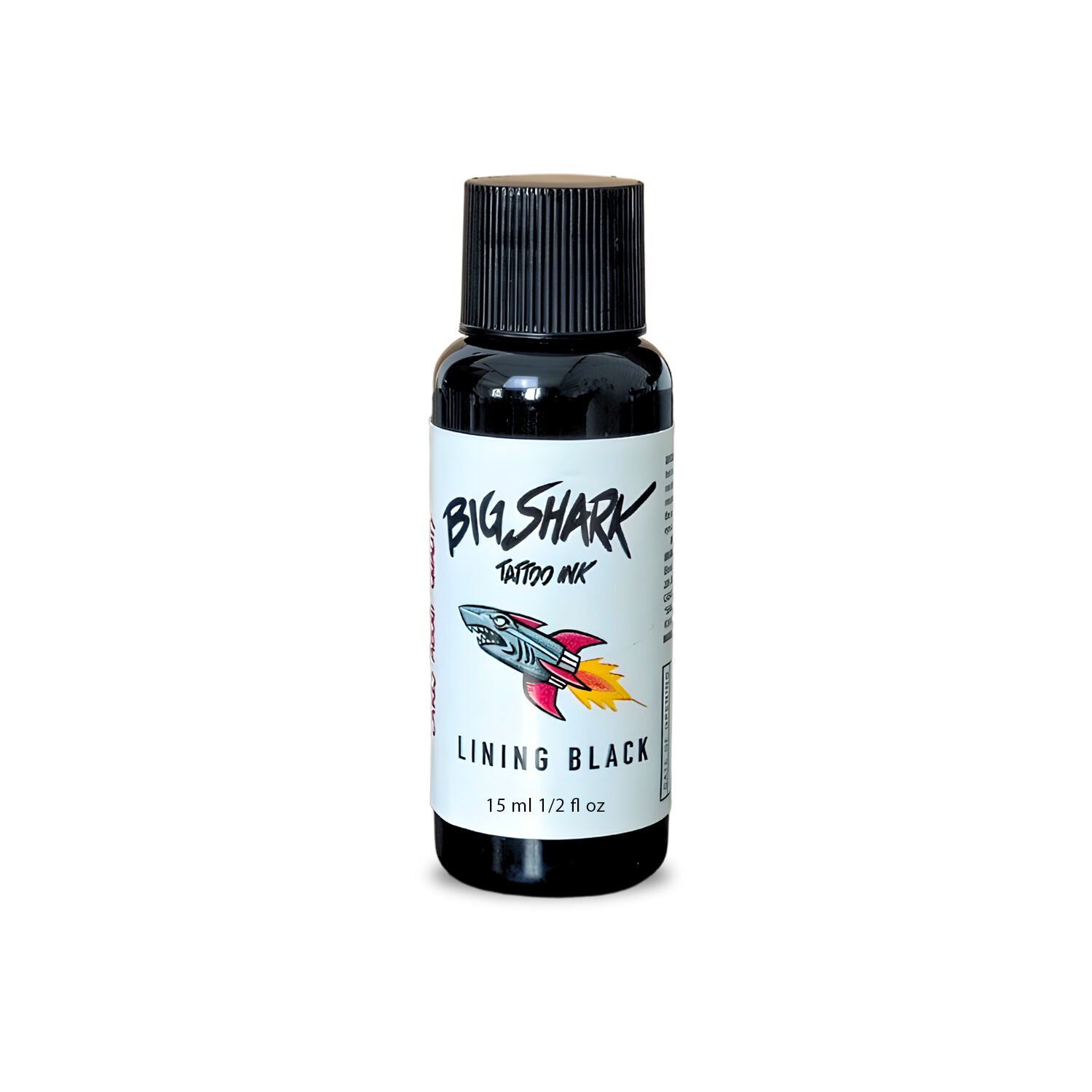 Big Shark Lining Black 15 ml - 1/2 oz Siyah Dövme Boyası