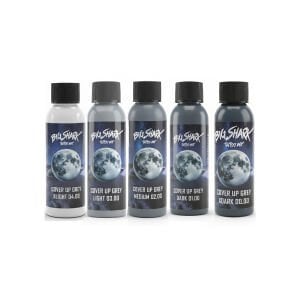 Big Shark Cover Up Grey Set by Sinner Eclipse 1 oz x 5 Gri Dövme Boyası Seti