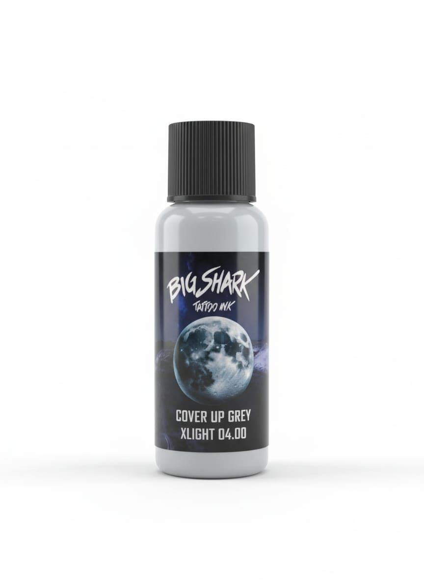 Big Shark Cover Up Grey XLight by Sinner Eclipse 1 oz Gri Dövme Boyası
