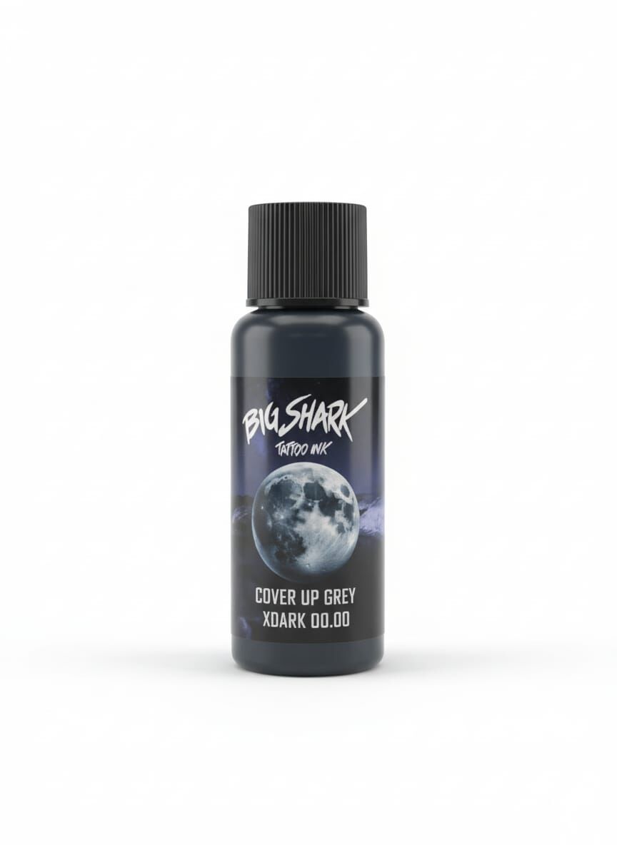 Big Shark Cover Up Grey XDark by Sinner Eclipse 1 oz Gri Dövme Boyası