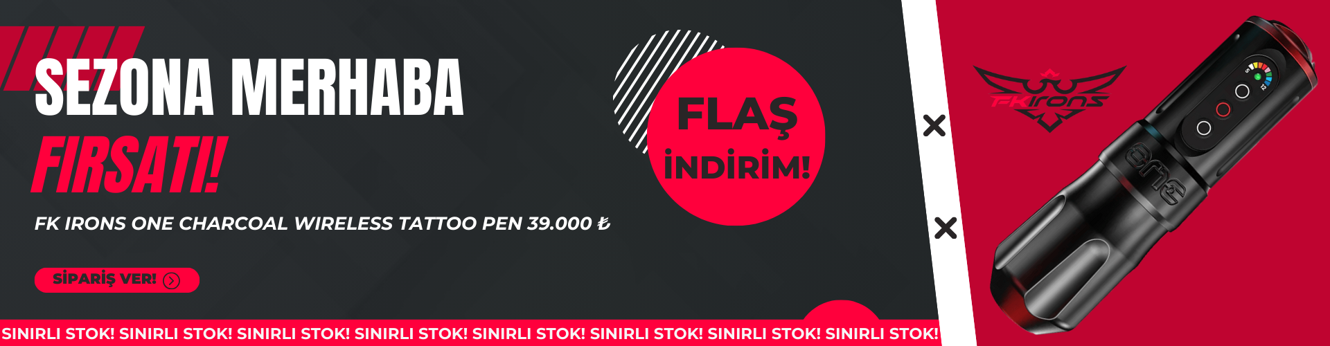 FK IRONS ONE CHARCOAL İNDİRİMİ